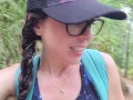 Nerdy Faery's Hiking PEE Desperation causes WET panties
