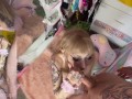 Blonde Elf Slut Gives Sloppy BJ with Huge Cumshot