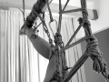 MY KITTY SUSPENDED & FUCKED HARD - Tied up kitten cumming so many times! Home-made shibari