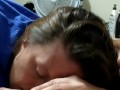 Tatoo Milf with big boobs gives an amazing blowjob until cumshot