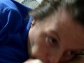 Tatoo Milf with big boobs gives an amazing blowjob until cumshot