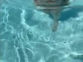 Slutty Girlfriend Flashes Tits at Public Pool 