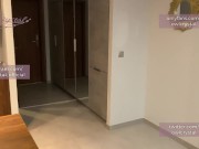 Spied on hot neighbor while she masturbated in the shower and then joined her