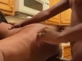 Watching her Pregnant Ass Jiggle while I Hit it from the Back on the Kitchen Counter