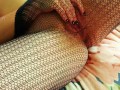 Fishnet stockings up close, detailed POV, fuck me with your eyes fetish