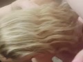 Real amateur girlfriends ex joins for mfm threesome. Hot blonde slut DP POV upside down throat fuck