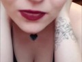 I WANNA MAKE YOU CUM HARD- striptease dirty talk joi- busty goth nymphomaniac pawg