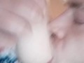 Quick titty sucking