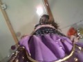 Veiled Arabic Goddess POV upskirt Pussy Fingering Facesitting JOI worship her sacred Arabic temple!