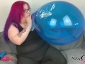 Deutsche Gothic BBW Looner video: Blow to Pop Miss Snapback Ballons