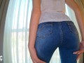 PAWG Girlfriend in Tight Jeans Rides Dick and Gets Missionary Creampie - MYSTERIOUS KATHY 4K