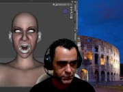 A primeira humanoide para live