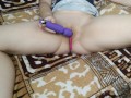 Sweet Girl Plays With Vibrator And Vibrating Egg