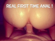 HOMEMADE FIRST ANAL! : HER ASS WAS TIGHT!