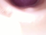 Internal camera. Creampie your pussy