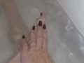Cute little toes 🖤