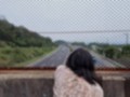 【人妻の露出散歩】高速の陸橋で大胆オナニー