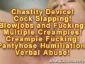 Flower Tucci cuckolding her sissy and making him eat creampies and watch her fuck and squirts on him