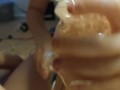 Glove Handjob - Cum Inside Glove Cumplay