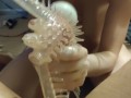 Glove Handjob - Cum Inside Glove Cumplay