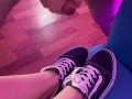 Cum on sneakers