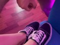 Cum on sneakers