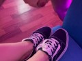 Cum on sneakers