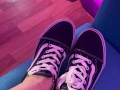 Cum on sneakers