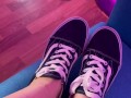 Cum on sneakers