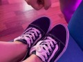 Cum on sneakers