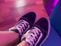 Cum on sneakers