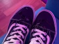 Cum on sneakers