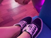 Cum on sneakers