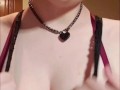 cum all over my big tits baby- dirty talk joi- bib boobs jerk off encouragement goth onlyfans