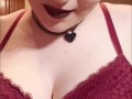 cum all over my big tits baby- dirty talk joi- bib boobs jerk off encouragement goth onlyfans