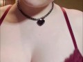 cum all over my big tits baby- dirty talk joi- bib boobs jerk off encouragement goth onlyfans