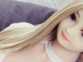 Sex Doll Petite Blonde with big boobs hot blowjob