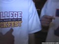 College party turns into interracial fuck fest