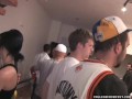 College party turns into interracial fuck fest