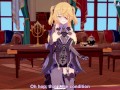 3D/Anime/Hentai. Genshin Impact: Fischl gets Fucked raw and Creampied by Diluc !!