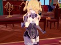 3D/Anime/Hentai. Genshin Impact: Fischl gets Fucked raw and Creampied by Diluc !!