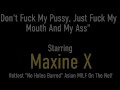 Super Perverted Busty Asian Maxine X Gives Intense Rimjob!