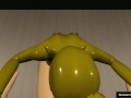 Fuck Nigths At Fredrika's  Chica Blowjob Scene