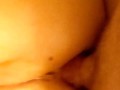 CLOSE UP! Anal slut gets her tight ass fucked and filled with cum POV!