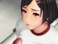 Cute and shy student girl asks her coach for a sex lesson [Gorimatcho] / 3D Hentai game
