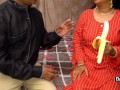 Desi Pari Jija Sali Special Banana Sex With Dirty Hindi Talk