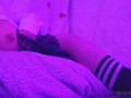 Impregnating my pillow with girl pussy juice humping pillow after school in uniform soft moan teen