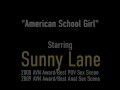 American Student Sunny Lane Masturbates And Gets Asian Dick!