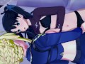 Saber licks pussy then scissors with Rin Tohsaka - Fate Grand Order Hentai.