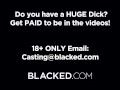 BLACKEDRAW Sexy brunette Anya can't resist huge BBC
